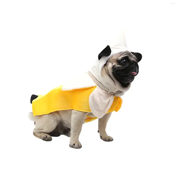 Vêtements de chien drôle de banane de banane vêtements de compagnie super mignon et costume pour animaux de compagnie usin