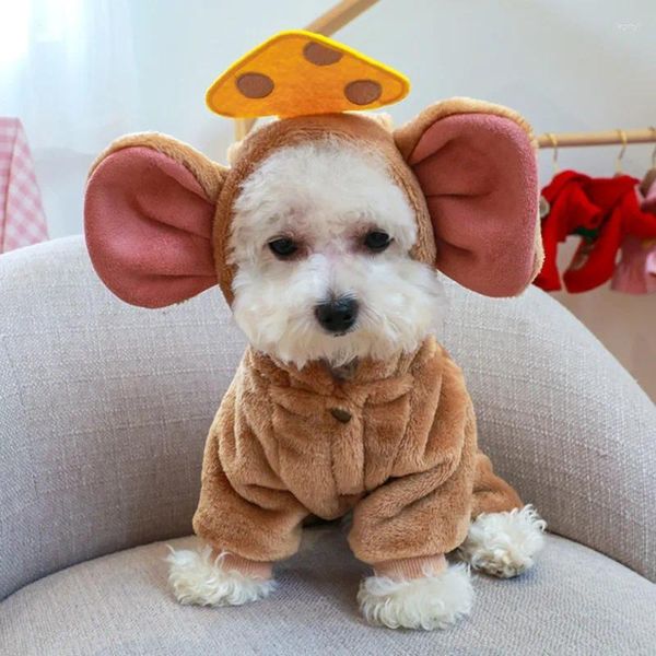 Ropa para perros Vacaciones divertidas Ropa para mascotas para fiesta Simulación Elefante Mascotas Trajes Cosplay Vestir Traje Sudadera con capucha Gato