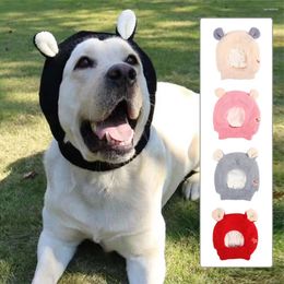 Vêtements de chien drôle d'oreille hivernale Muffs Protection de bruit Protection des animaux de compagnie couvre un chapeau tricoté