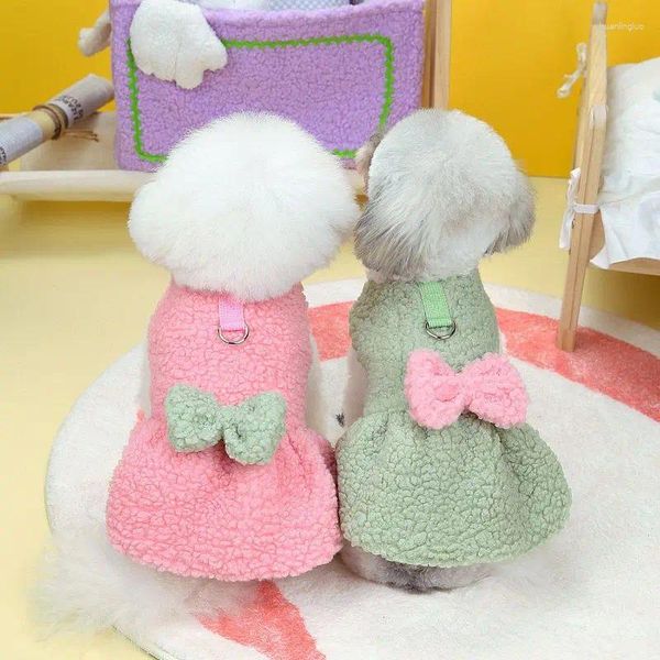 Vêtements de chien Vêtements d'hiver Robe d'animal de compagnie Costume de princesse Yorkshire Terrier Maltese Poméranie Caniche Schnauzer Petits chiens Vêtements XS