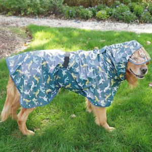 Hondenkleding Gloden Kleding Grote regenjas Huisdierjas Outdoor Honden Waterdichte jas Puppy Teddy Ggi-benodigdheden