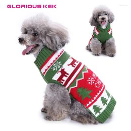 Appareils pour chien Glorious Kek Pet-chasqueurs Christmas Small Ugly Rendeer Tree Crochet Crochet Crochet Tricketwear chaton Vêtements de vacances