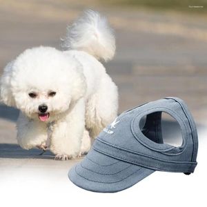 Hondenkleding Geweldige huisdierpet Aantrekkelijke eenvoudig dragende lichtgewicht Outdoor Puppy Baseball Hoofddress Hoofdkleding Blok UV