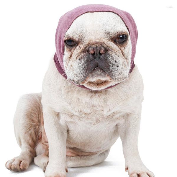 Vêtements pour chiens toilettage Turban oreilles couverture anti-bruit cache-oreilles produit confortable garder au chaud isoler le bruit tête manchon fournitures pour animaux de compagnie