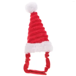 Appareils de chien Guinée Chatte de Noël - Small Santa Claus Costume Heads pour Chinchilla Hamster Ferrets et chaton