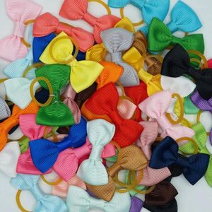 Accessoires de cheveux de vêtements pour chiens Adorables adorables article de haute qualité, un élastique élastique facile à utiliser pour un ajustement sécurisé coloré