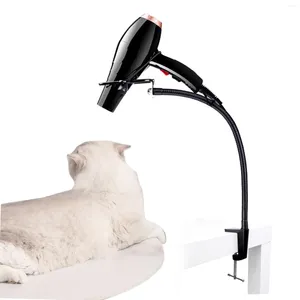 Support de sèche-cheveux pour vêtements de chien, support rotatif à 360 degrés, réglable pour Table de toilettage de comptoir, noir