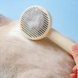 Ropa para perros Eliminación de pelo Peine Autolimpieza Masajeador Cepillo Slicker para gato Pet Groomer Cepillo Paragato