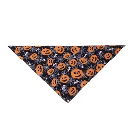 Hondenkleding Halloween Bandanas sjaal Triangle -sjaals Kerchief Wasbare verstelbare Bandana Holiday Festivals