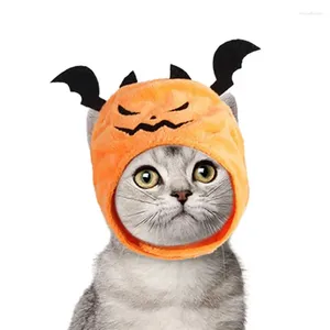 Vêtements de chien halloween costume chapeau de chat chapeaux de chauve-souris diabolique pour chats et chiens