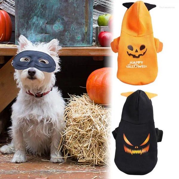 Vêtements pour chiens Halloween Costumes chiens drôles de cosplay de cosplay vêtements de citrouille costume de citrouille Noël tenues confortables pour les fêtes