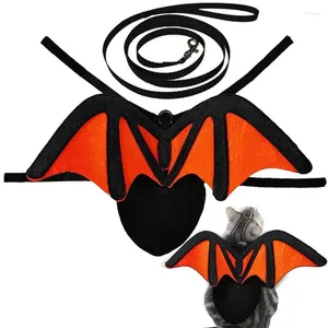 Vêtements pour chiens Halloween Costumes Soft Cat Bat Wings with Lash Pet Party Dress Up Accessories For Small Dogs Puppy