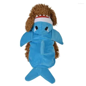 Vêtements pour chiens Costumes d'Halloween Vêtements d'hiver Vêtements de requin drôle Costume chaud polaire chiot manteau pour animaux de compagnie vêtements pour petits chiens chats