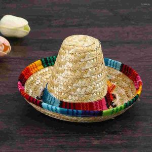 Hondenkleding Halloween -outfits Sombrero Cap The Cat Costumes voor Chihuahua Cosplay kleding Hallowwen