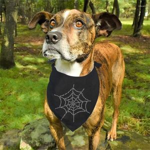 Appareils pour chiens Halloween Pet Bandana pour chiens chiens Festival Party Props Bandanas Scarf Salivatowel Holiday Theme Drop