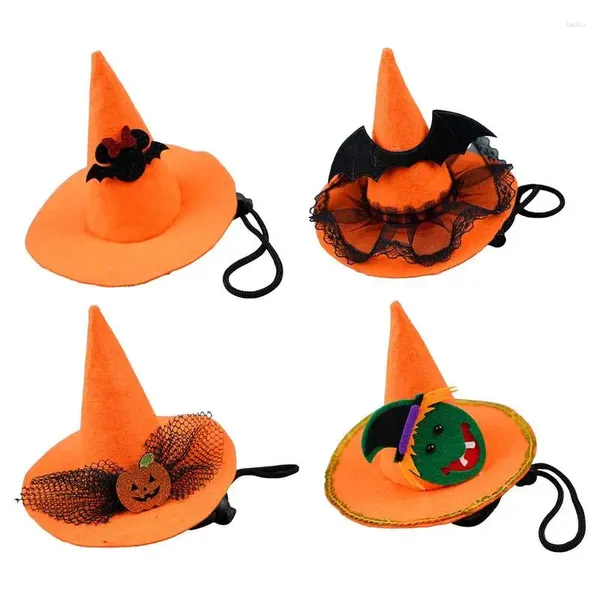 Appareils pour chiens Halloween Pet Hat Funny Witch Costume Party Party Ressor Holiday Cosplay Headwear accessoires