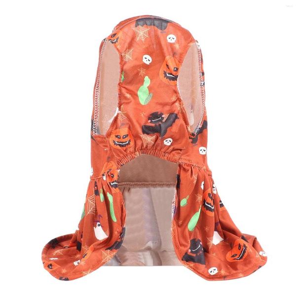 Vêtements pour chiens Halloween Jupe Pumpkin Patché Robe de compagnie élégante mignonne facile à porter respirable pour les vacances quotidiennes