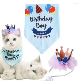 Appareils pour chiens joyeux anniversaire chat Headgear Pet Fit Fit