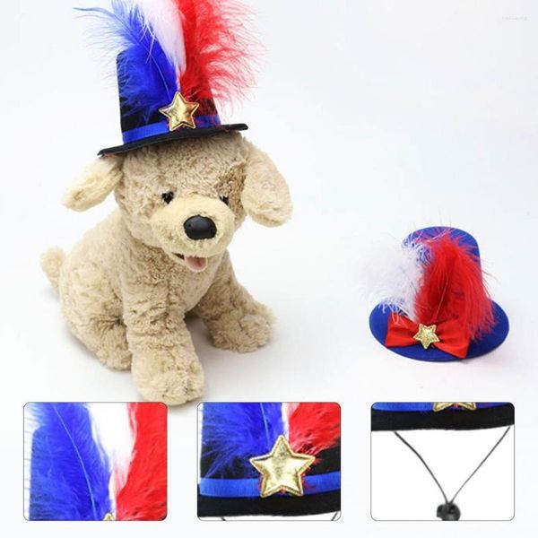 Vêtements pour chiens tissu de rupture dure couleur vive délicat bandeau pour animaux de compagnie chapeau accessoire de tir