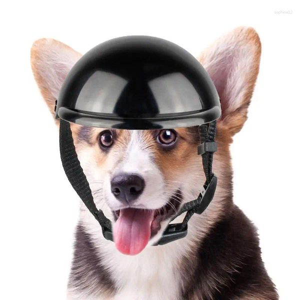 Ropa para perros sombrero duro para mascotas para mascotas sólido accesorio ajustable mascota mascota bicicleta al aire libre