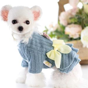 Robe de harnais de vêtements pour chiens pour les petits chiens en laisse Set Puppy Chihuahua Vêtements