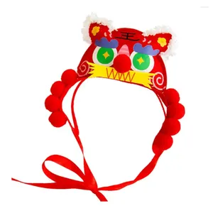 Ropa para perros Sombrero Dragón chino Mascota Festivo Cordones Sombreros para gatos Perros Año Celebración Accesorio de disfraz