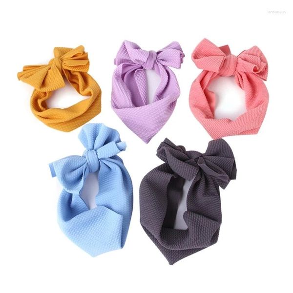 Capes de bande de bande de vêtements pour chien avec décorations à bowknot accessoires de cadour réglables pour les chiots de chats lapins