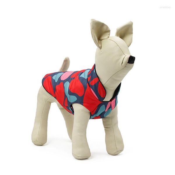 Ropa para perros, estilo de vacaciones hawaiano, chaqueta de invierno a la moda, abrigo suave, ropa cálida gruesa para decoración de mascotas pequeñas