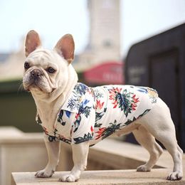 Hondenkleding Hawaiiaanse stijl hondenkleding Franse Bulldog huisdierkleding zomer huisdierkleding voor kleine middelgrote honden puppy chihuahua ropa perro pug 230627