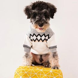 Hondenkleding Hoogwaardige trendy trui Schnauzer Corgi Kleine en middelgrote modemerk Outdoor huisdierkleding om warm te blijven in de winter