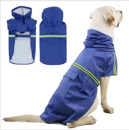 Vêtements pour chiens de haute qualité réglables vêtements imperméables pour animaux de compagnie imperméables pour chiens Poncho imperméable global