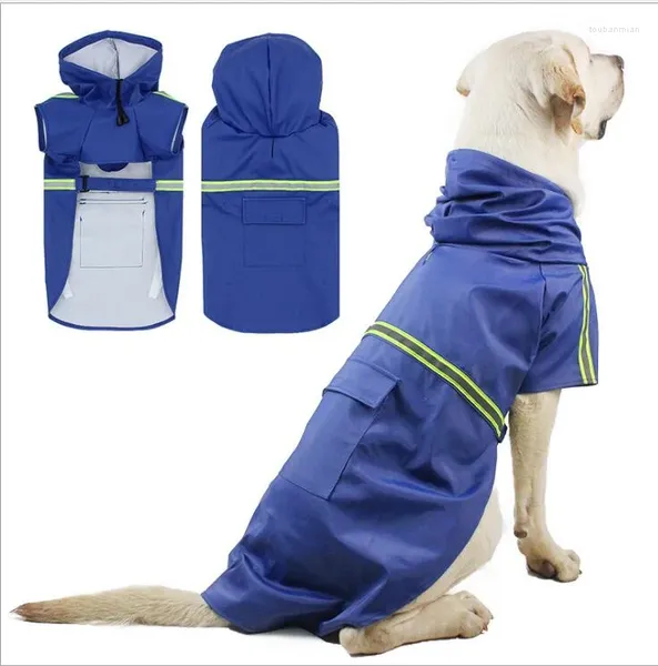 Ropa para perros de alta calidad ajustable mascota ropa a prueba de agua impermeables para perros poncho impermeable en general