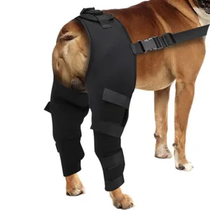 Ropa para perros Hip Brace Ajustable Pet Piernas Protector Supporter Rodilla Soporte de pierna trasera Envoltura conjunta para mascotas Recuperar suministros