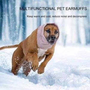 Couvroisse de vêtements pour chiens Couvercle d'oreille apaisant Elastic Slastic Keep Warm Multifictional Neck and Orees Warmier Pett Earmluff