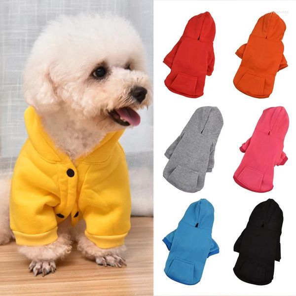 Ropa para perros Sudaderas con capucha Ropa Sudadera cepillada Ropa para mascotas para perros pequeños Cachorro Gato Disfraz Abrigo Chihuahua Bulldog Camisa Accesorios