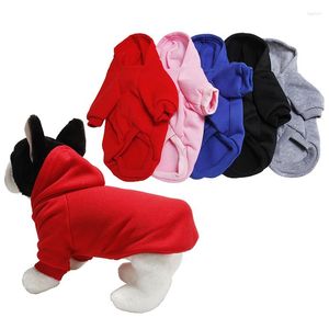 Hondenkleding Hoodies Voor Huisdierkleding Modieus Effen Warm Kleding voor kleine honden Wintersweater Jassen Jasoutfits Chihuahua