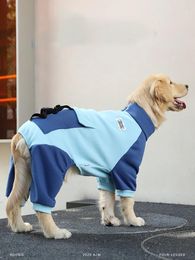 Hoodies de vêtements pour chiens empêchent les cheveux à perte de cheveux Conserver la couleur polyester chaude correspondant aux vêtements à manches longues Produits pour animaux de compagnie jardin jj601