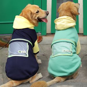 Vêtements pour chiens HOOPET veste à capuche épaisse pour chiens de taille moyenne Labrador automne hiver vêtements chauds salopette de mode pour manteau de chien de compagnie fournisseurs 230327