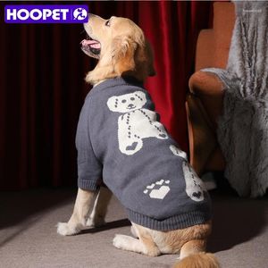 Hondenkleding HOOPET Winter Grote hondenkleding Warme sweatshirts Jaskleding voor grote trui 3XL-7XL Kostuum Dierbenodigdheden
