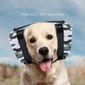 Cachettes de chasse aux vêtements pour chiens Casque de bruit pour le casque pour les fournitures extérieures pour animaux de compagnie moyens pour animaux de compagnie