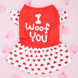 Vêtements de chien je woof you habille des vêtements pour animaux