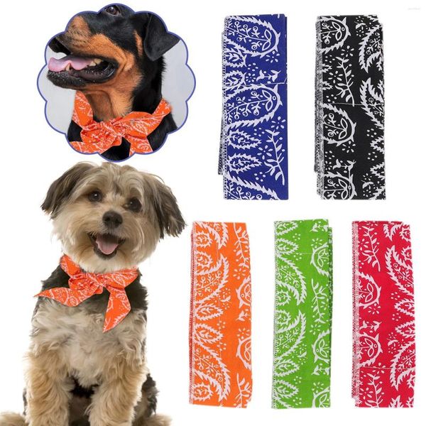 Ropa para perros Bandana instantánea Toalla de hielo Collar para mascotas Bufanda de verano para perros pequeños y medianos Enfriamiento Transpirable Insolación