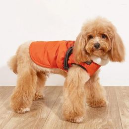 Hondenkleding jas Mooie ultradik dikke huisdierkleding Tractie Fleece gevoerde winter warme jas Product