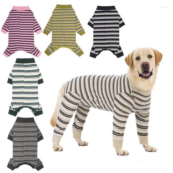 Traje de recuperación de la cubierta completa del mono de vestimenta de perros después de la caza antideslizante de pijamas de recolección de mascotas para el cuerpo para perros pequeños medianos grandes grandes