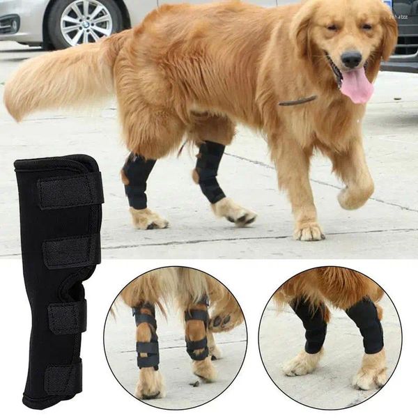 Vêtements pour chiens Genouillère réglable Confortable Jambe élastique Manches de protection Bras arrière Coude Protecteur