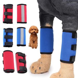 Protectores de rodilla de perros Rodea de la pierna Argüería de protección de la articulación envoltura envoltura del codo