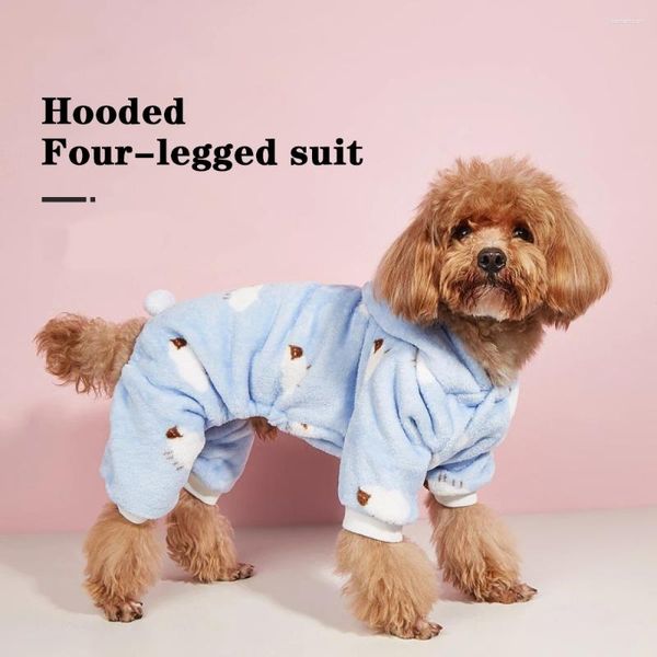 Ropa para perros al estilo coreano linda ropa caliente e invierno que el método de oso doo Teddy capla mascota de cuatro patas