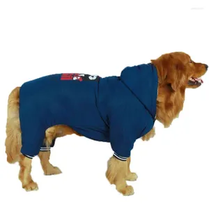 Hondenkleding Grote kleding Winter Big kostuumoutfit Golden Retriever Labrador Dobermann Jumpsuit Warm Coat Jacket
