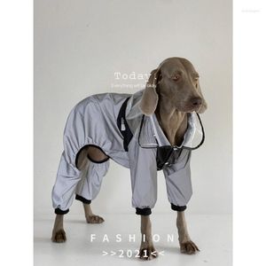 Vêtements pour chiens grand imperméable fait à la main entièrement enveloppé Golden Retriever Labrador Akita vêtements manteau accessoires