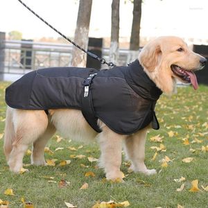 Hondenkleding Grote warme katoenen kleding voor honden verdikte jas windscheper reflecterende waterdichte cape golden retriever winter